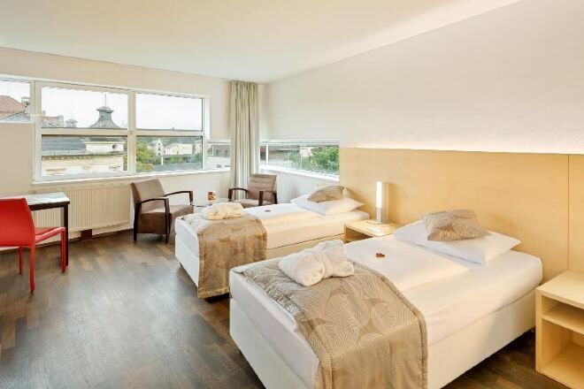 Ropa de cama hipoalergénica y minibar 