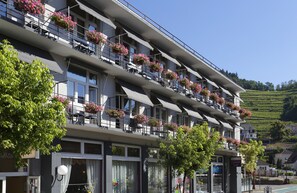 Majoituspaikan julkisivu