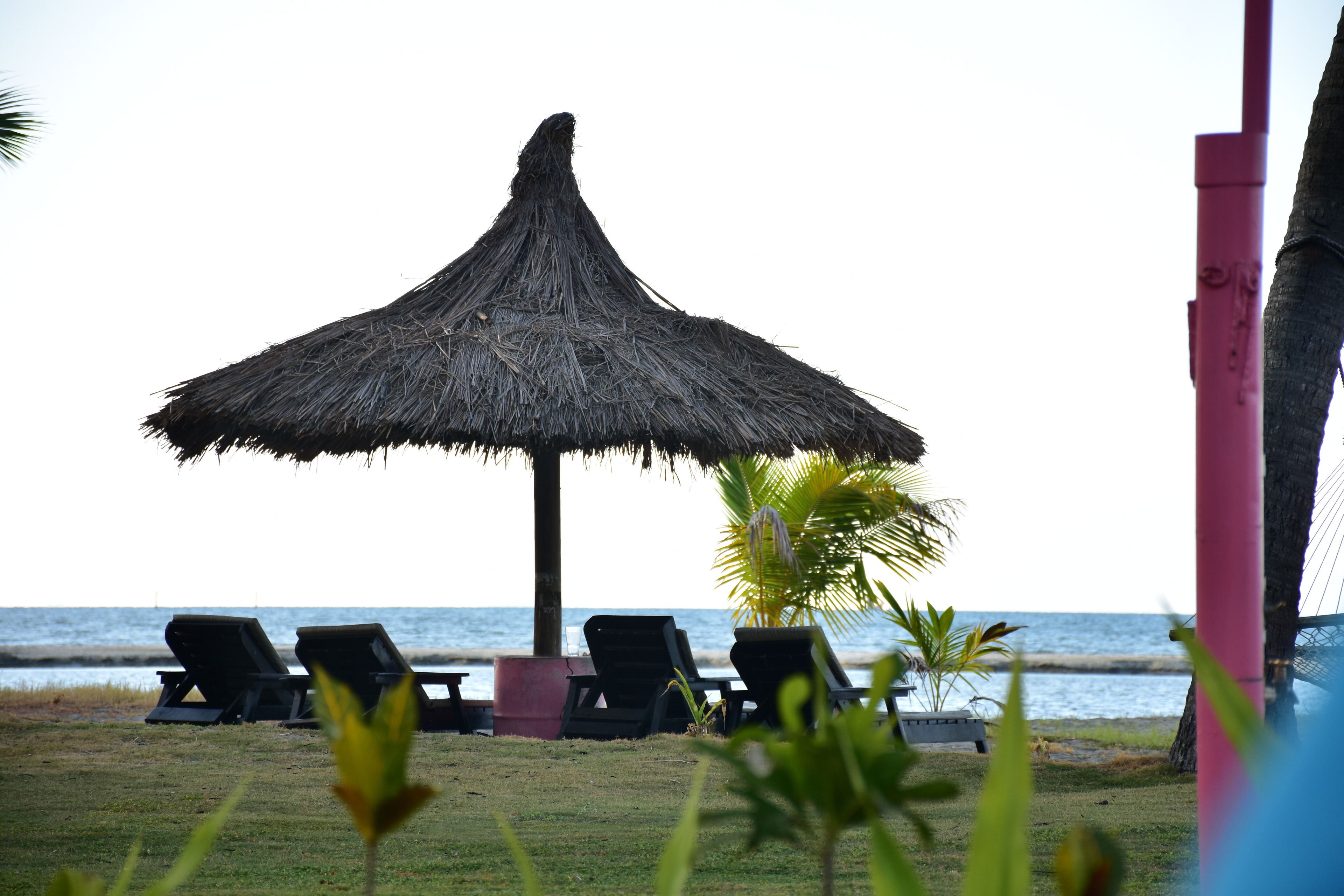 Plage privée, chaises longues, parasols, serviettes de plage