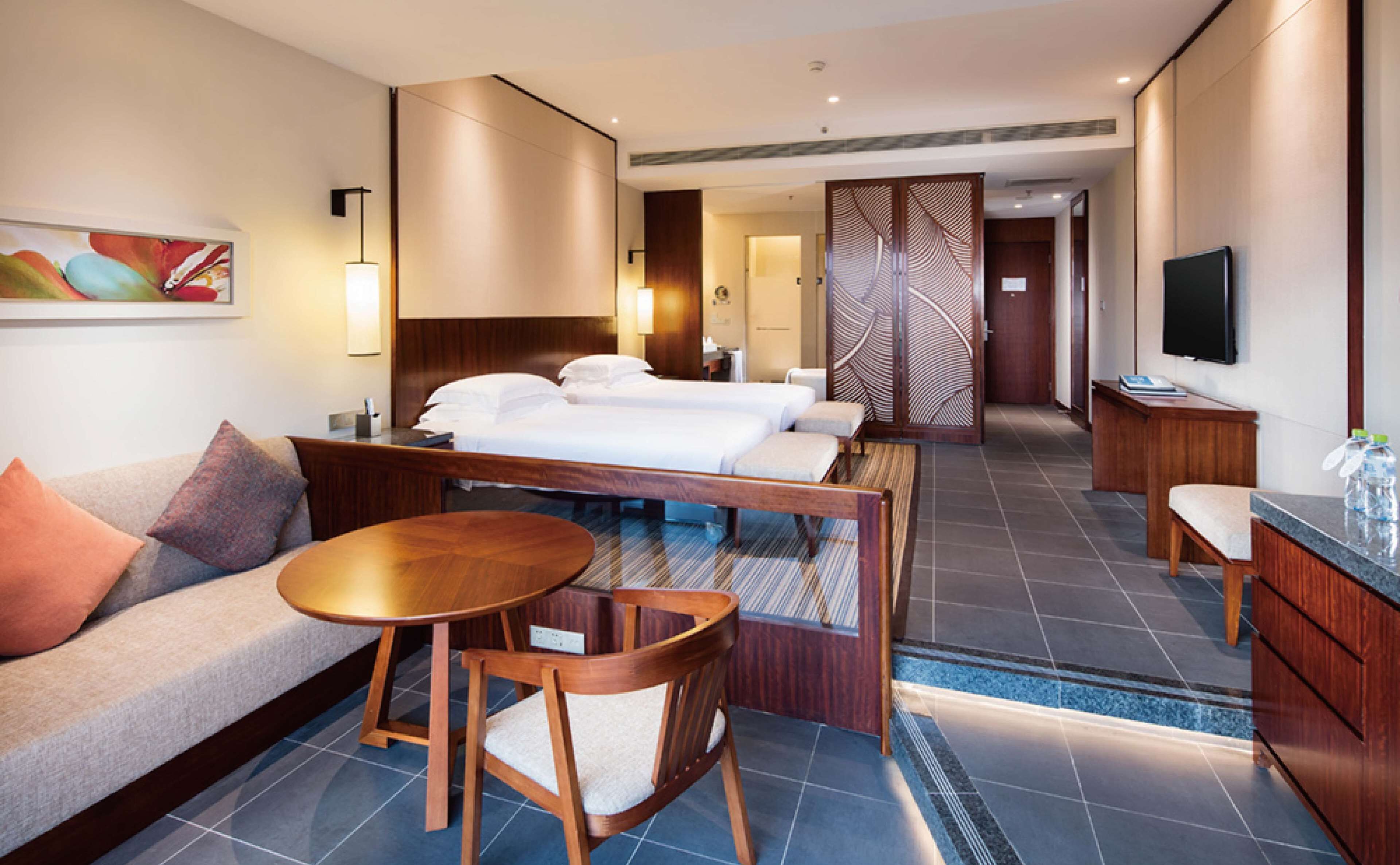 Chambre Deluxe, 2 lits une place, vue océan (Bay) | Draps en coton égyptien, literie de qualité supérieure