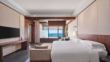 Beach Front Suite | Egyptian cotton sheets, premium bedding, down comforters