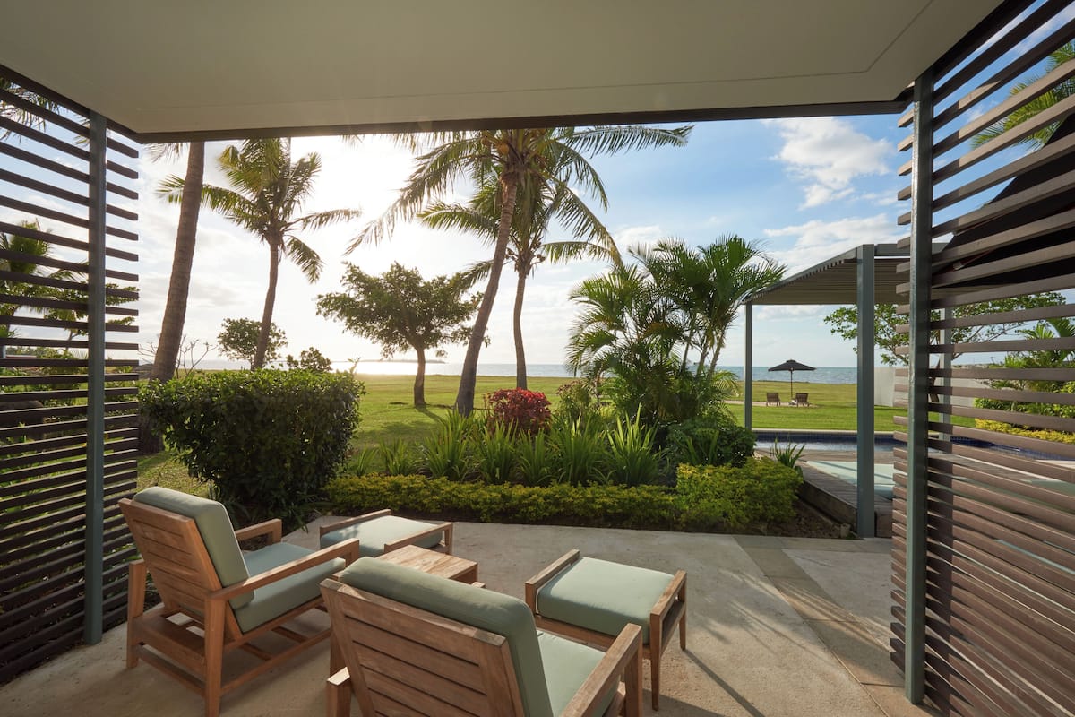 Deluxe Room, 1 Bedroom, Kitchenette, Beachfront (Laundry) | Terrace/patio