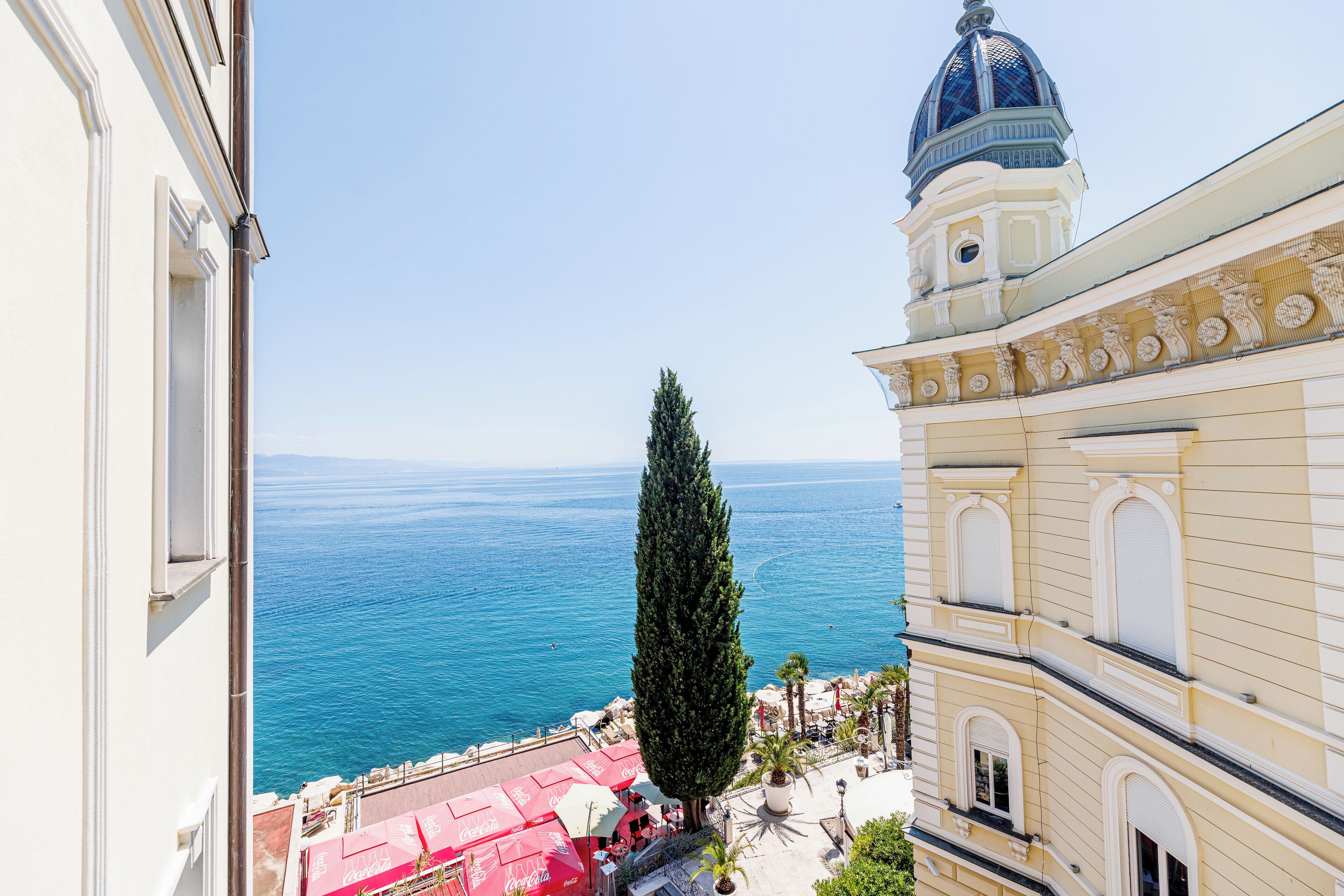 superior double room, balcony, sea view | balcony view