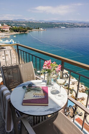 Superior Double Room, Balcony, Sea View | Balcony - Hotel Savoy (Opatija)