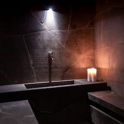 Sauna, hot tub, body treatments, deep-tissue massages, body wraps