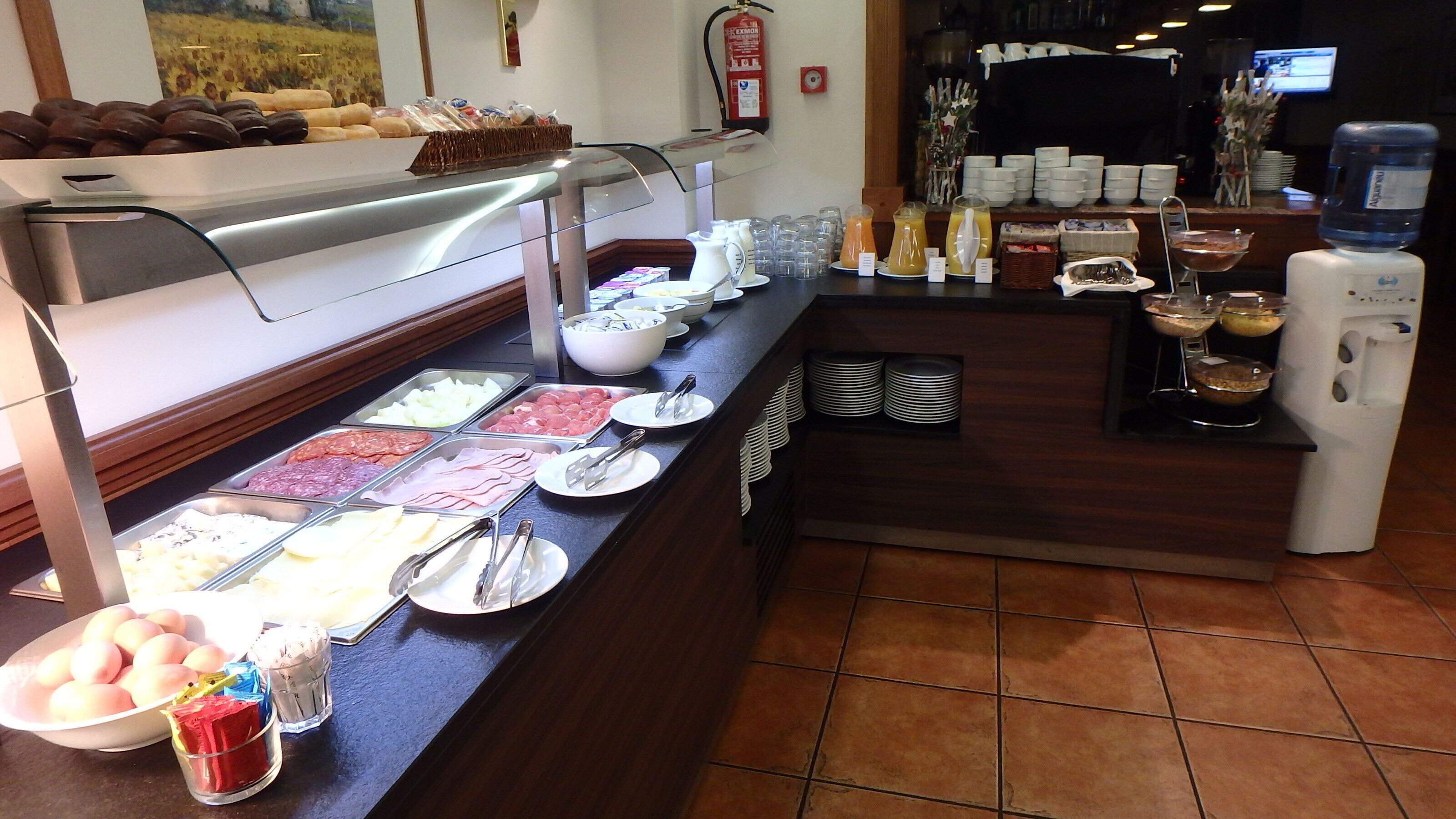 daily buffet breakfast (eur 12 per person)