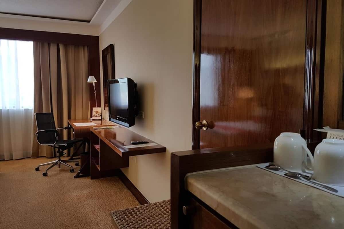 Ropa de cama de alta calidad y minibar
