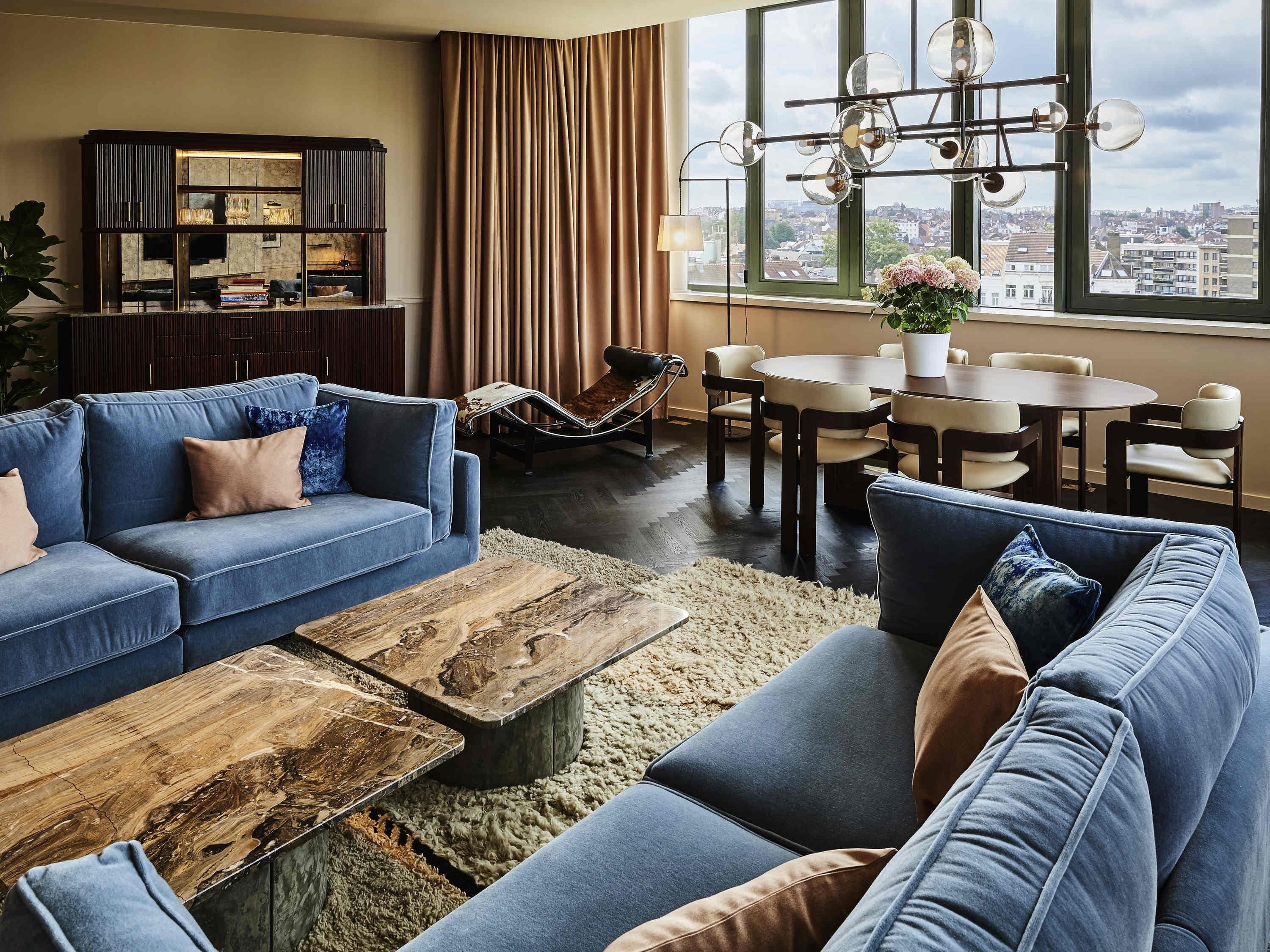 Apartment, 1 King Bed (Separate living area) | Premium bedding, minibar, in-room safe, desk