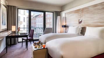 Chambre Classique, 2 lits une place | Vue sur la ville