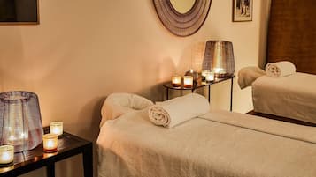 Body treatments, body scrubs, facials, manicures and pedicures