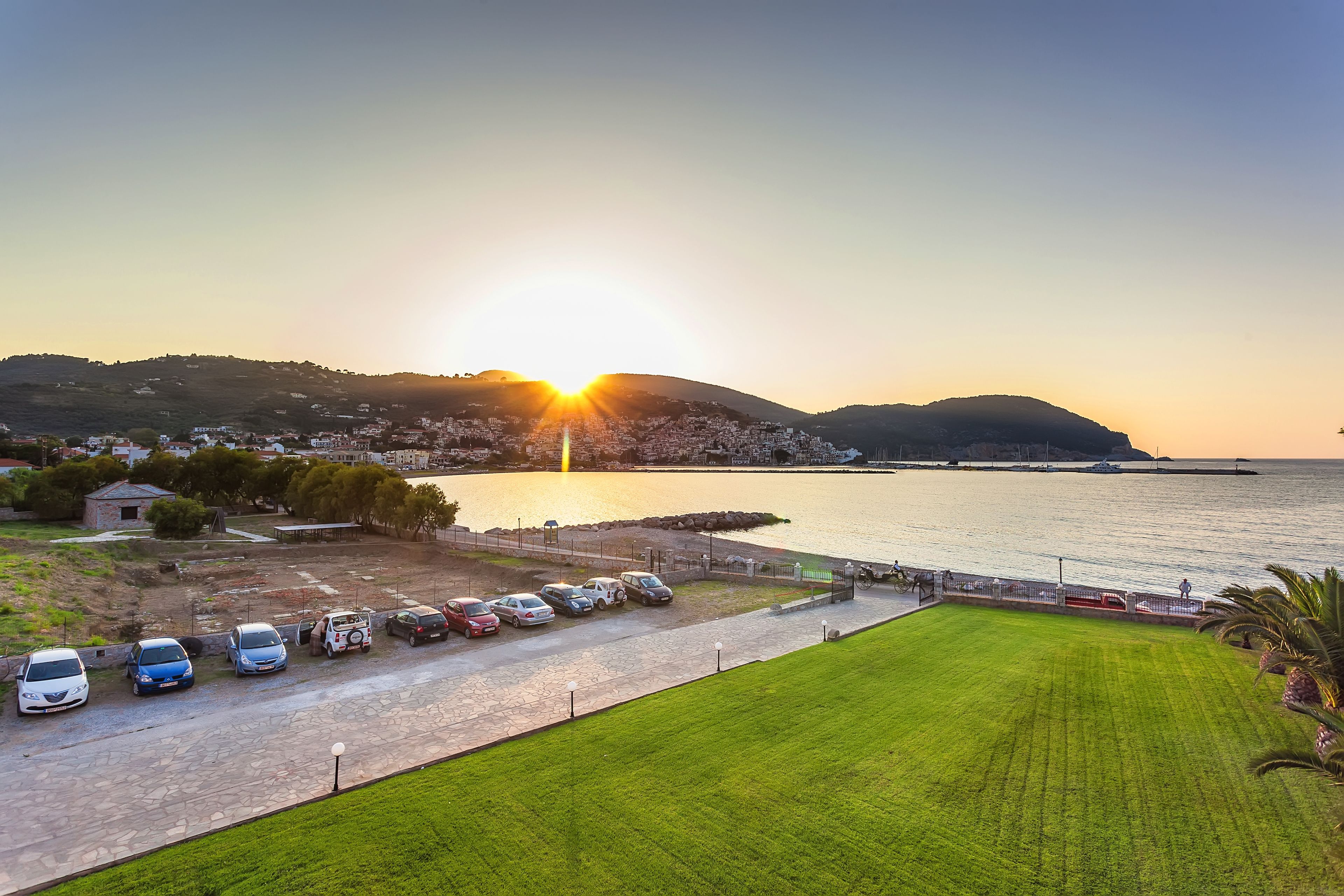 twin room, sea view | terrace/patio