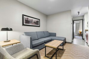 Standard Suite, Kitchenette (1 King Bed, Sofa Bed) | Living area | TV