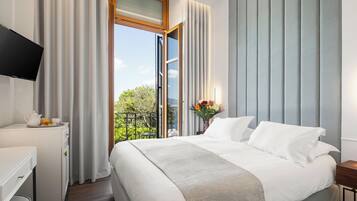 Egyptian cotton sheets, premium bedding, down duvets, memory-foam beds