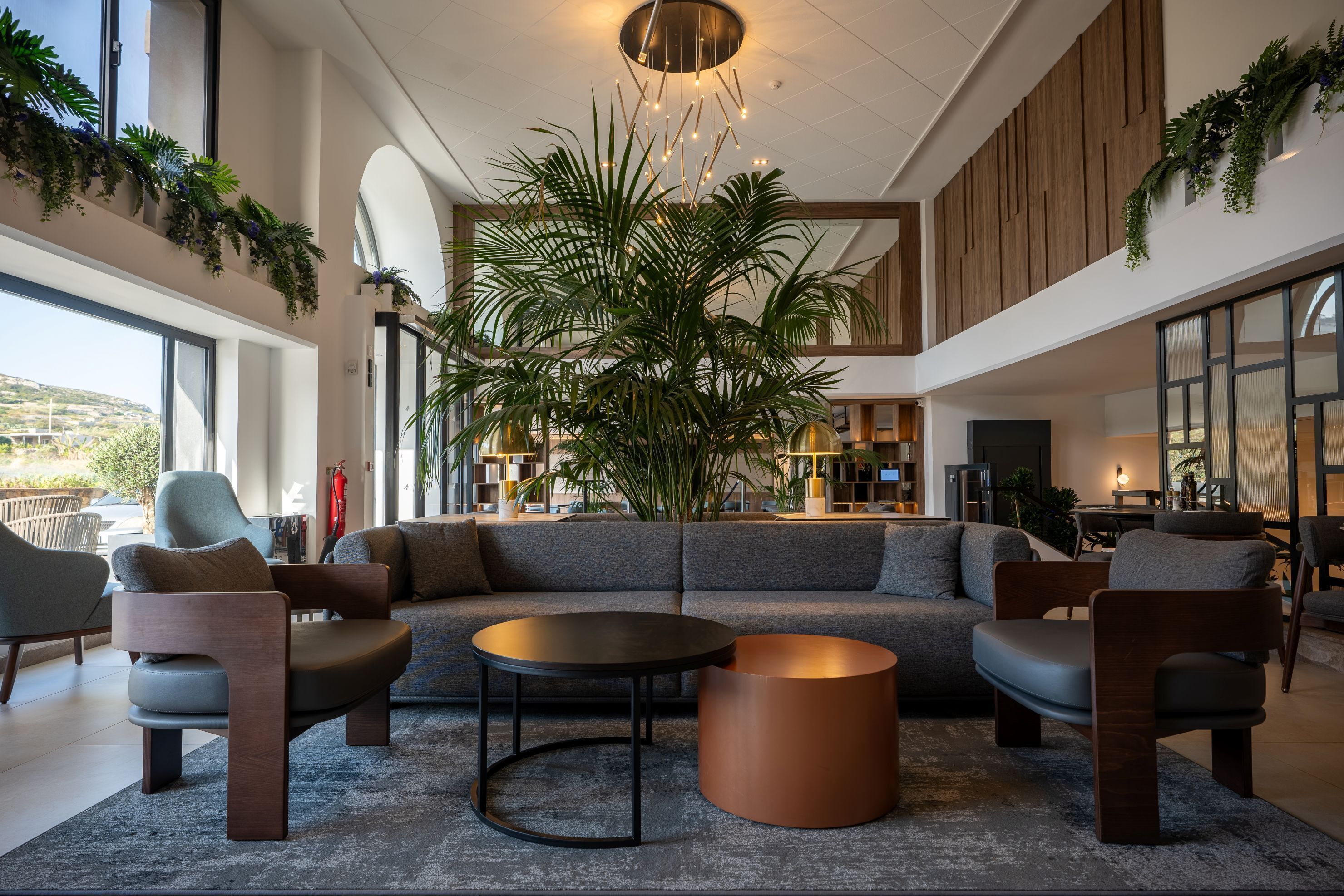 Lobby sitting area