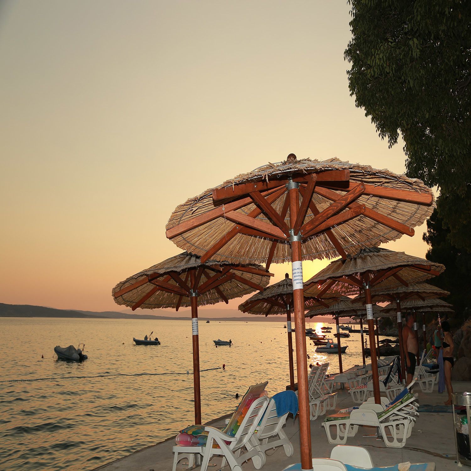 Blick von der Unterkunft