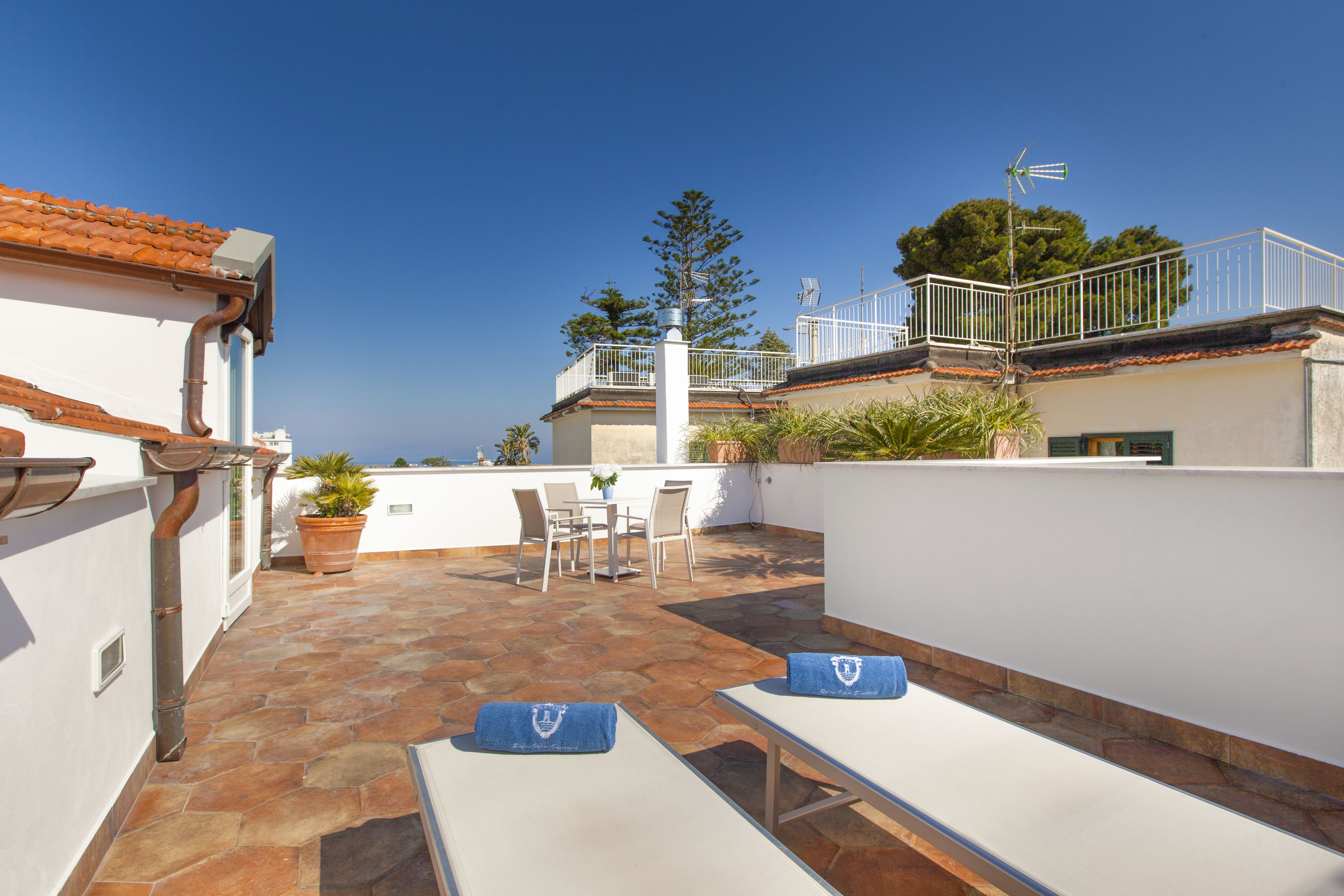 Deluxe-Doppelzimmer, Terrasse | Ausblick vom Zimmer