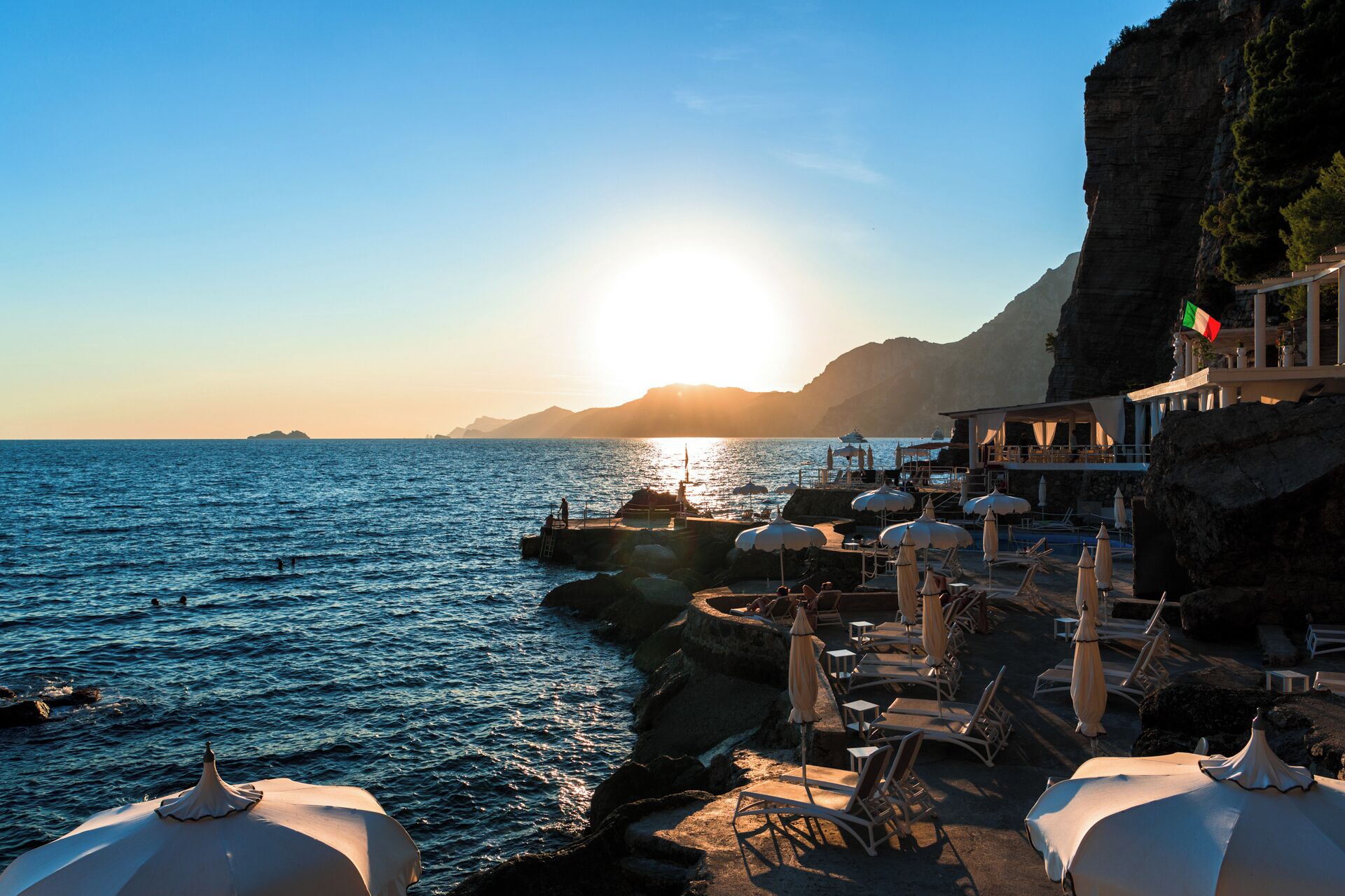 Private beach, black sand, free beach cabanas, beach towels