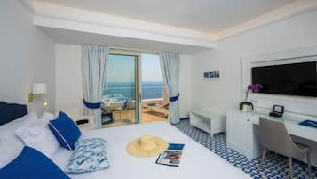 Literie de qualité supérieure, couette en duvet d'oie, minibar