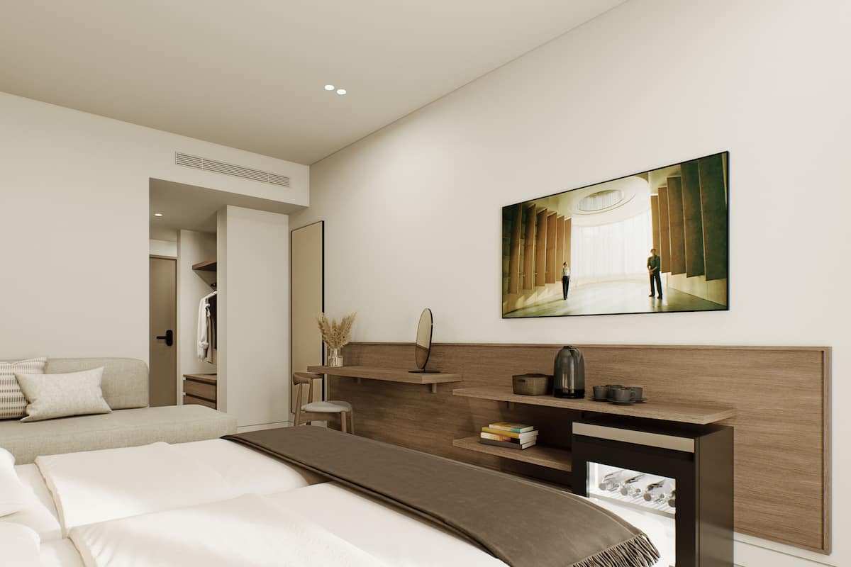 1 Bedroom Family Room | Premium bedding, pillow-top beds, minibar, in-room safe