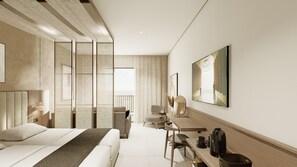 Signature Suite | 고급 침구, 필로우탑 침대, 미니바, 객실 내 금고
