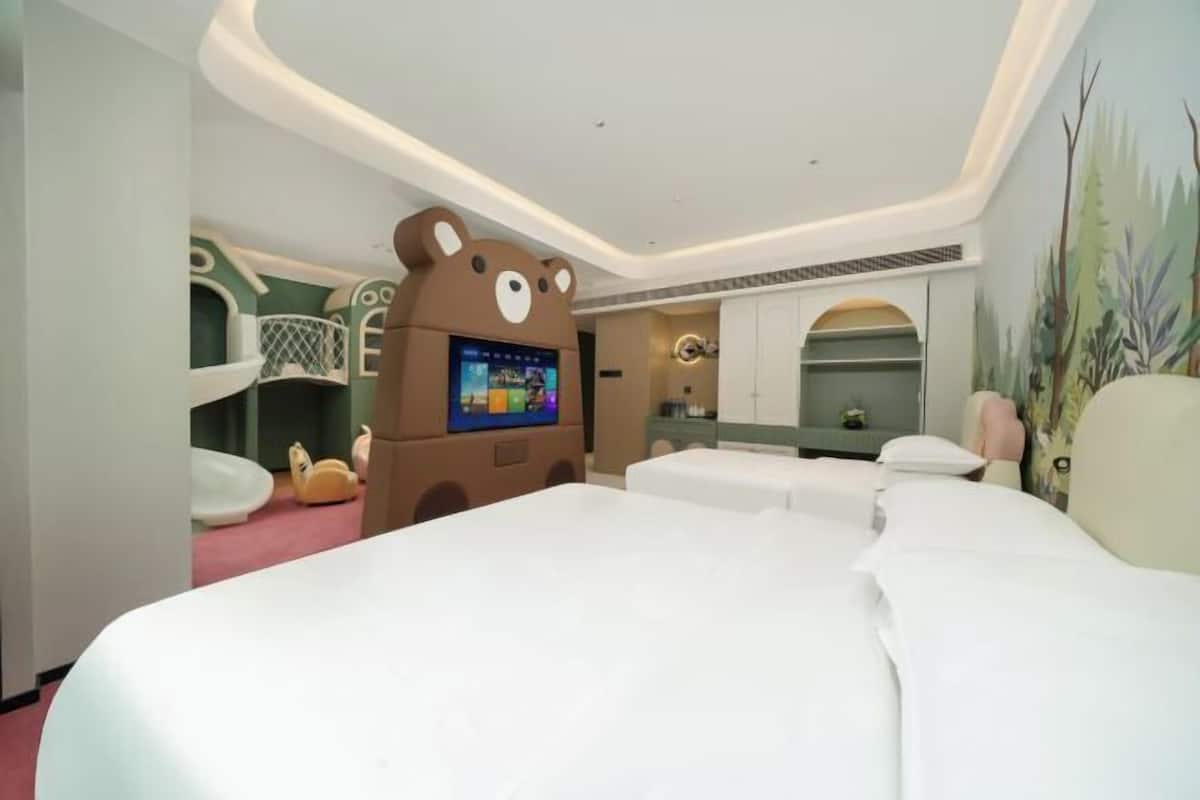 Biancheria da letto di alta qualità, materassi Select Comfort, minibar