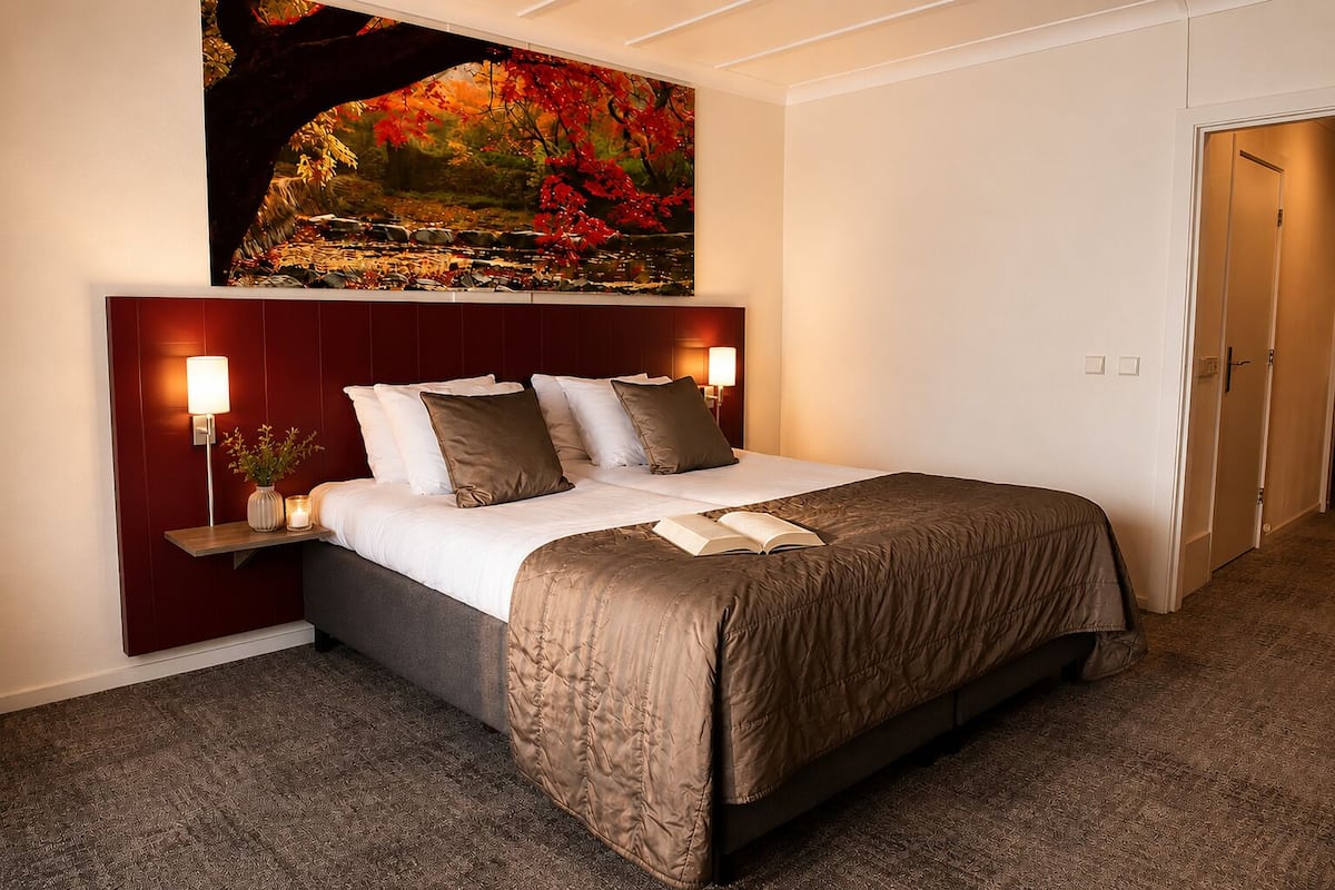 Habitación doble Confort | Ropa de cama de alta calidad y edredón