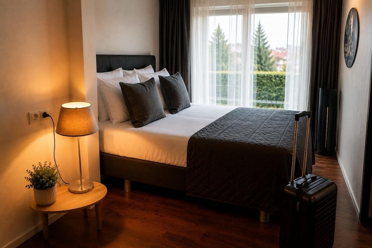 Habitación estándar con 2 camas individuales | Ropa de cama de alta calidad y edredón