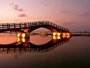 Front of property - evening/night