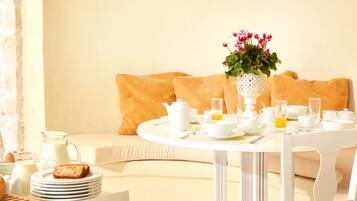 Daily buffet breakfast (EUR 10 per person)