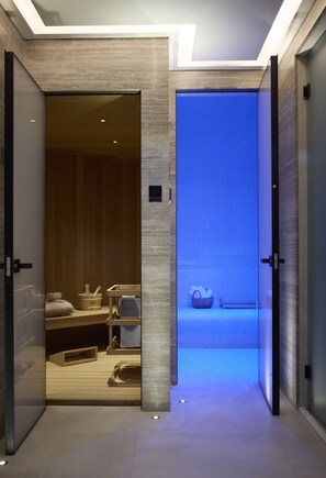 三溫暖烤箱、蒸氣室、泰式按摩、按摩服務