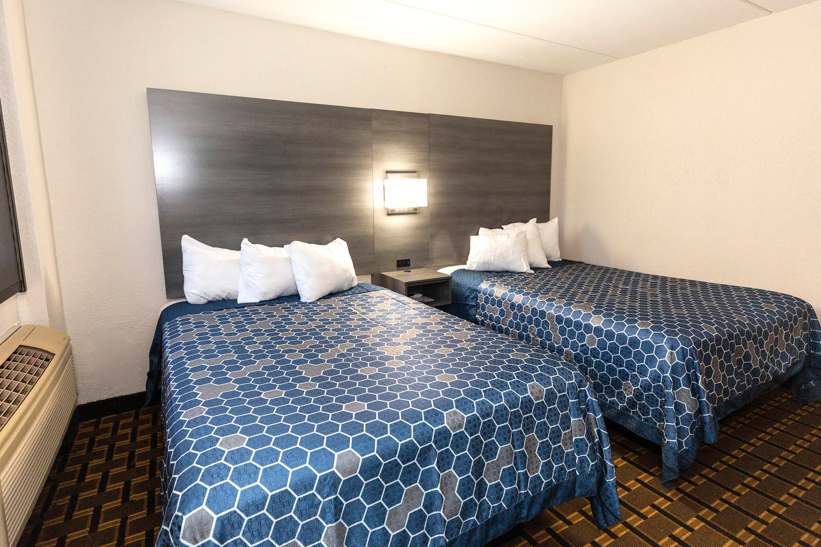 Deluxe Room, 2 Double Beds, Non Smoking, Refrigerator & Microwave