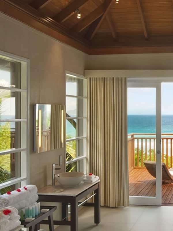 Two Bedroom Silhouette Estate | Bathroom | Separate tub and shower, deep soaking tub, hair dryer, slippers