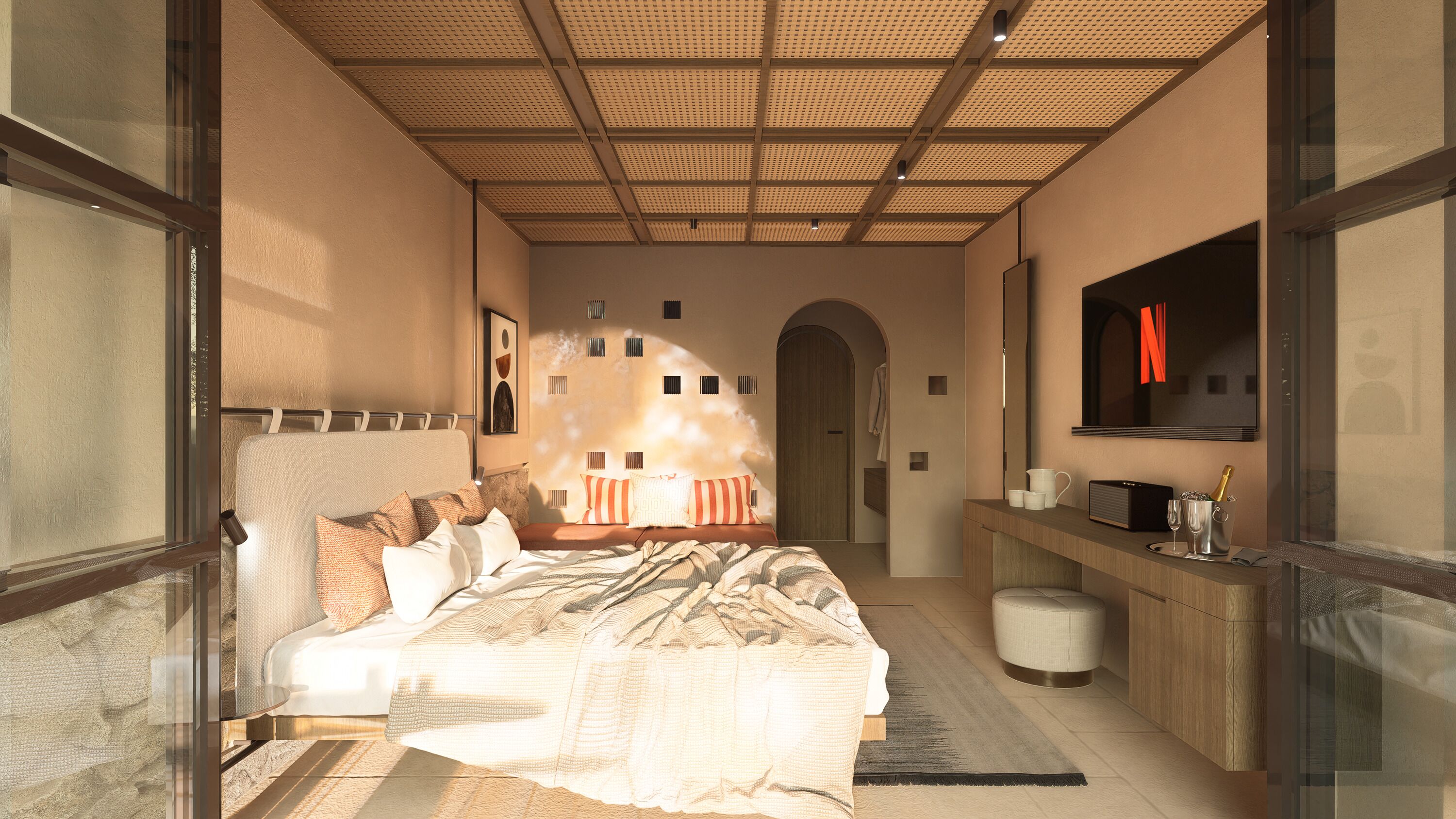 Surmatelas, coffres-forts dans les chambres, chambres insonorisées