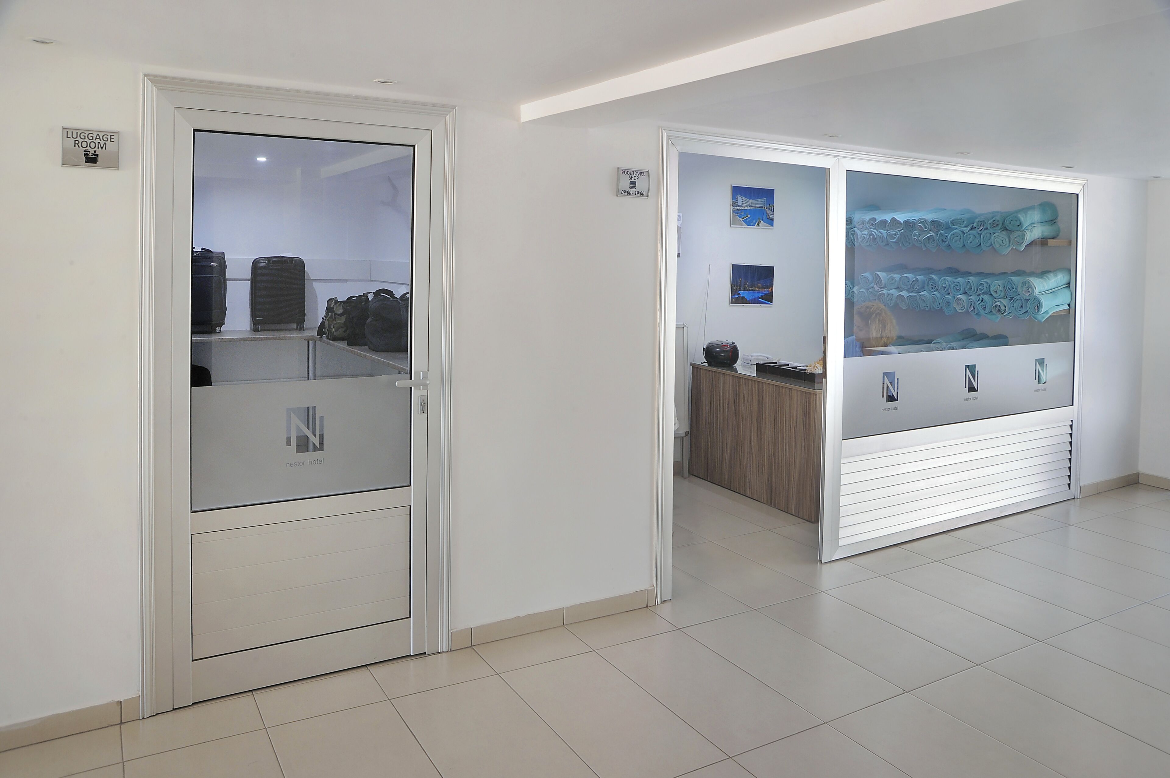 indoor pool, outdoor pool, open 9 am to 7 pm, pool umbrellas