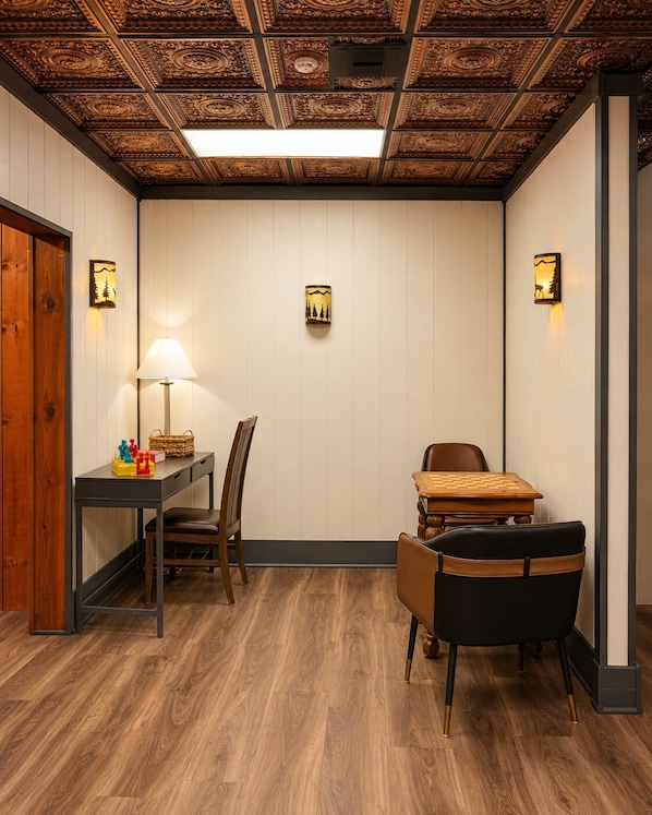 Sala de estar en el lobby