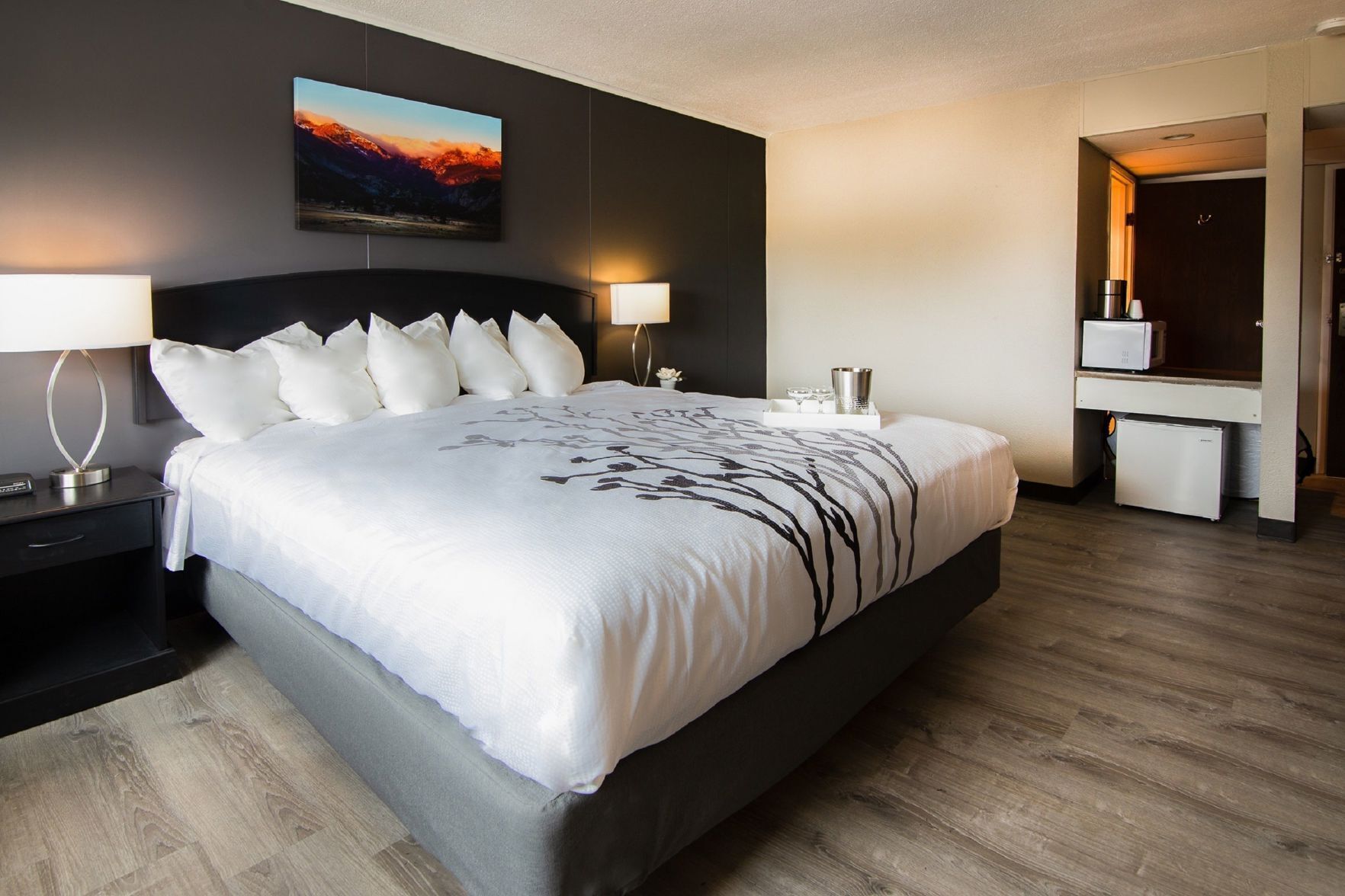 Ropa de cama de alta calidad, edredón y camas con pillow-top 