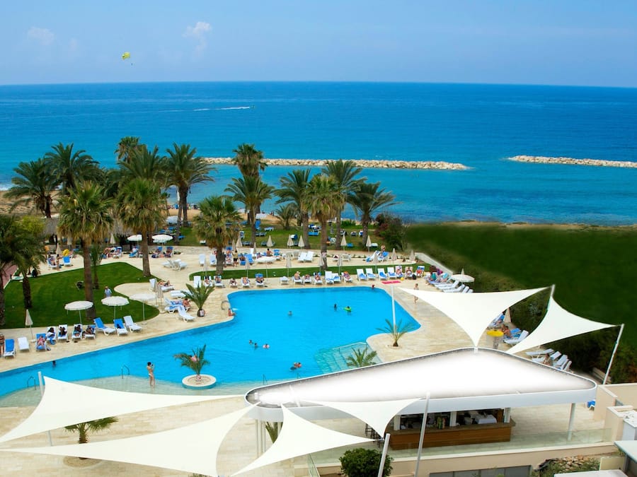 Indoor pool, outdoor pool, open 10:00 AM to 6:00 PM, pool umbrellas