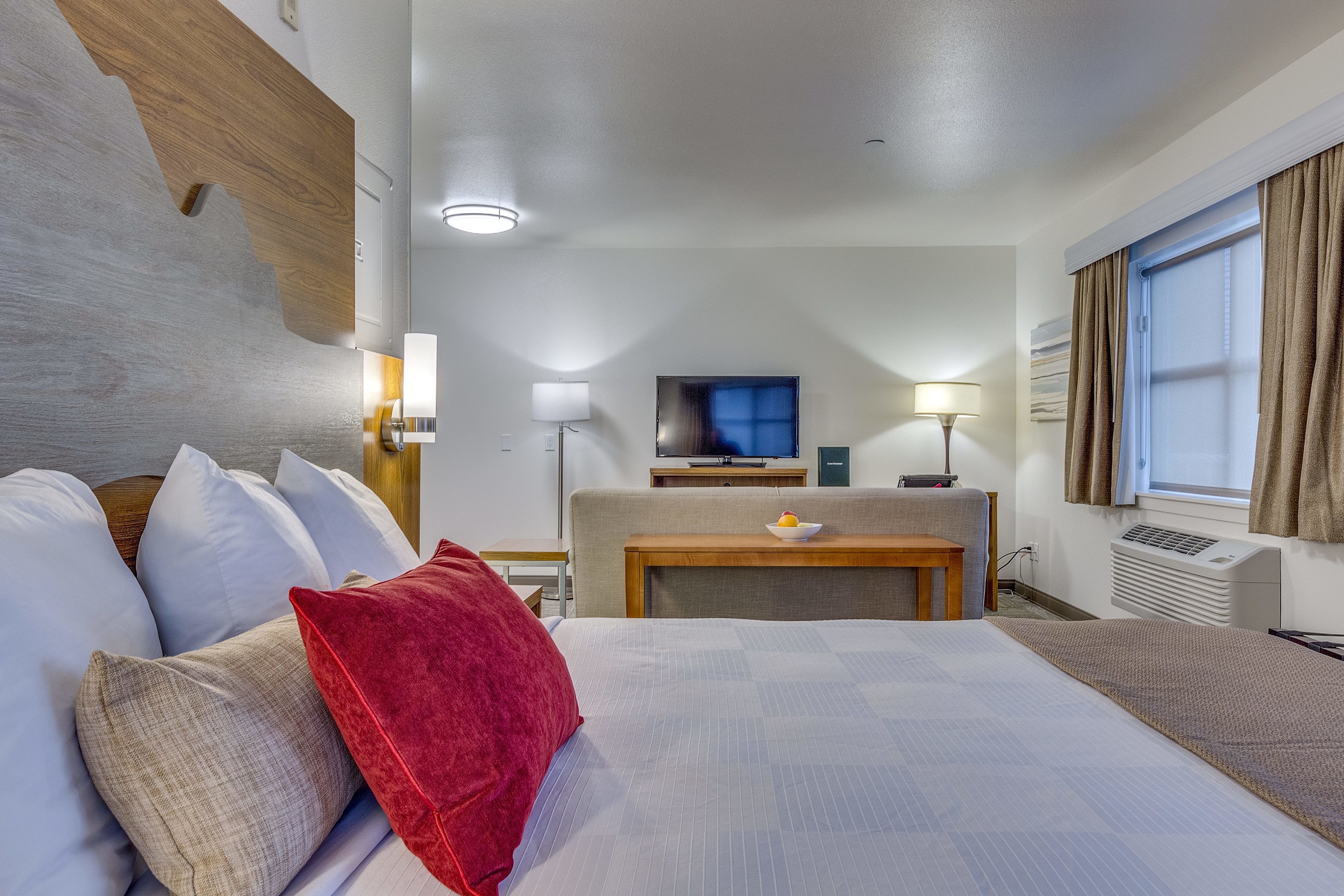 pillow-top beds, individually decorated, individually furnished