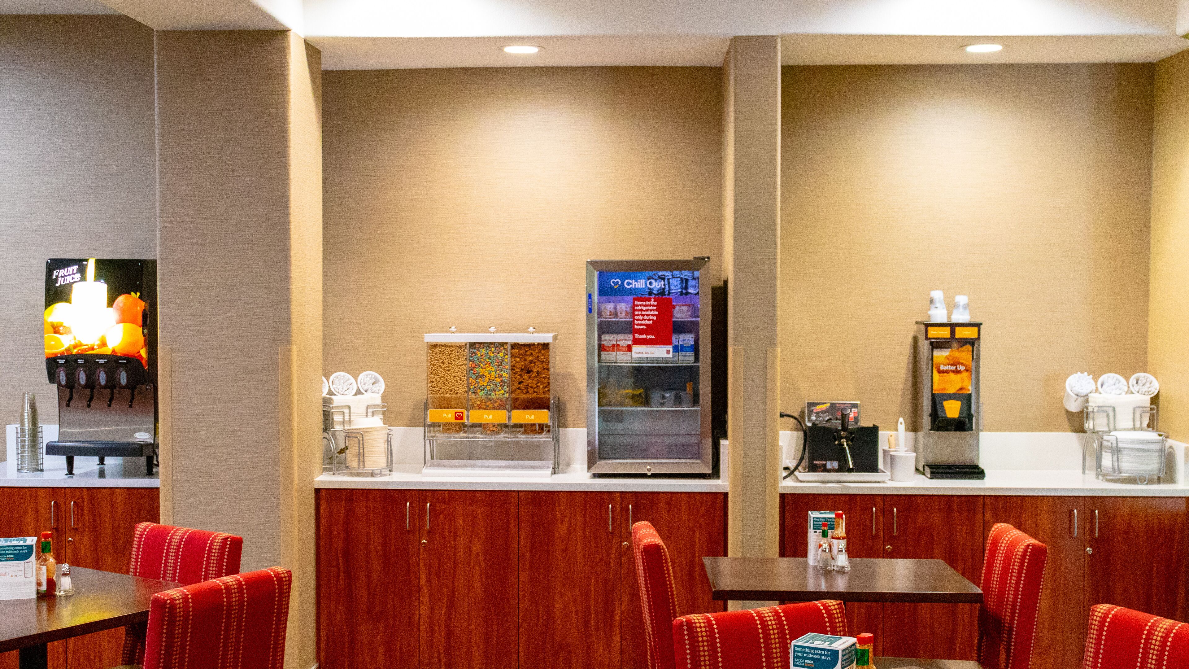 free buffet breakfast