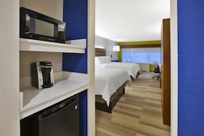 Standard Room, 2 Queen Beds, Accessible (Mobility, Roll-In Shower) | Down duvets, pillow-top beds, in-room safe, desk - Holiday Inn Express Hotel & Suites Rochester - Victor by IHG (Victor)