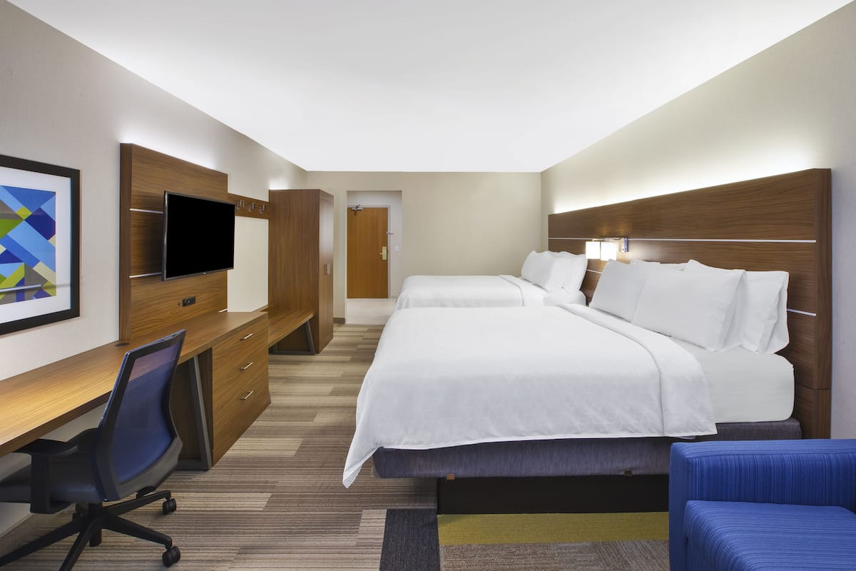 Standard Room, 2 Queen Beds, Accessible (Mobility, Roll-In Shower) | Down duvets, pillow-top beds, in-room safe, desk