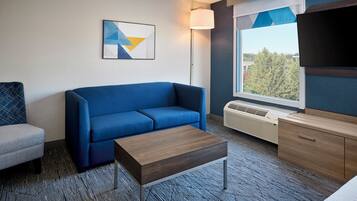 Suite, 1 King Bed with Sofa bed (Living Area) | Premium bedding, in-room safe, desk, laptop workspace