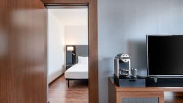 Biancheria da letto di alta qualità, minibar, una cassaforte in camera