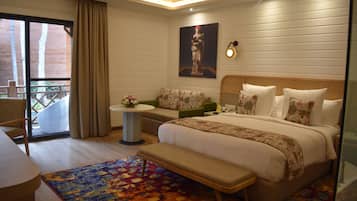 Wooden Cottages with Balcony | 1 bedroom, Egyptian cotton sheets, premium bedding, minibar