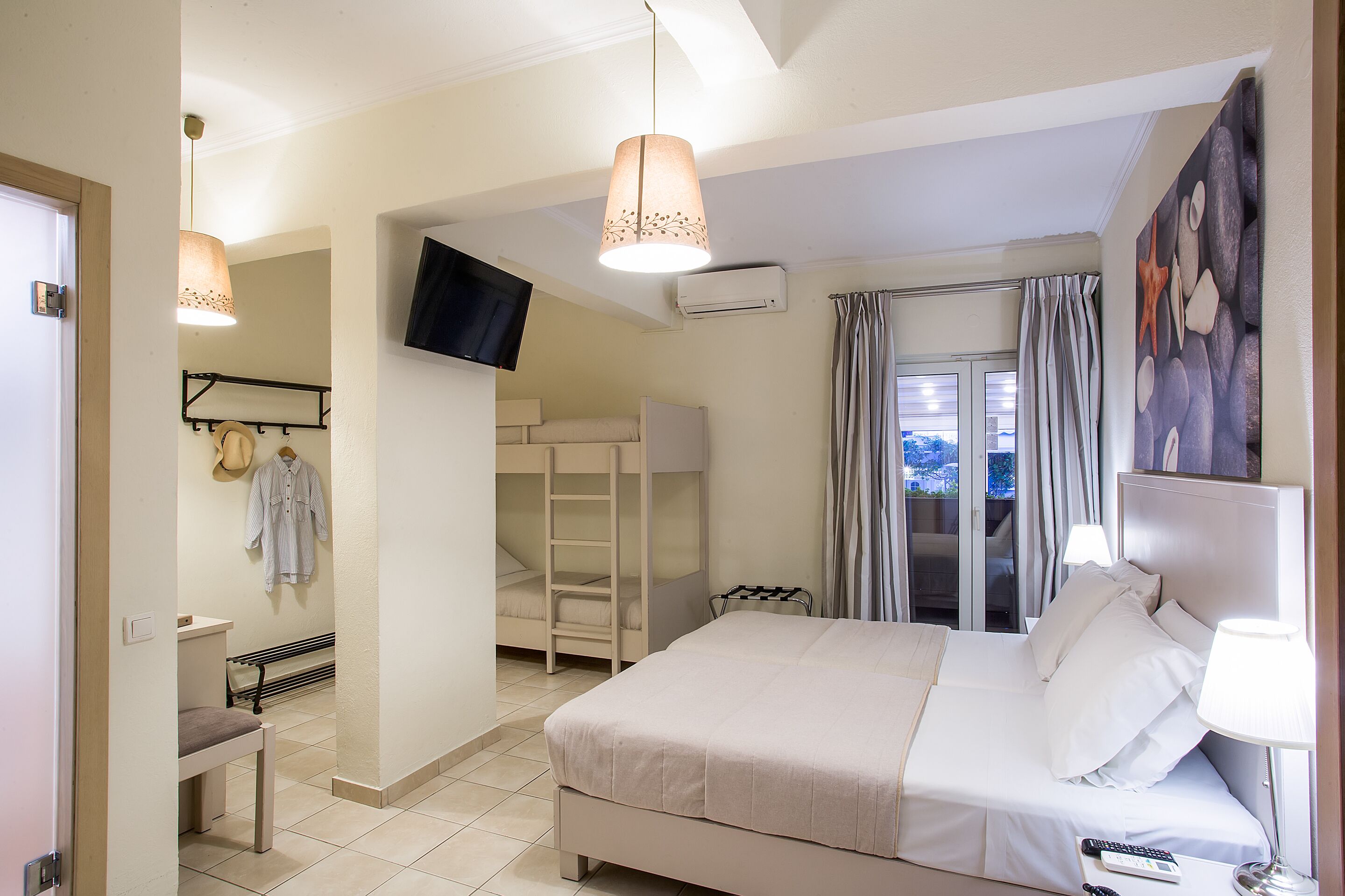 standard quadruple room, balcony | 1 bedroom, premium bedding, in-room safe, desk