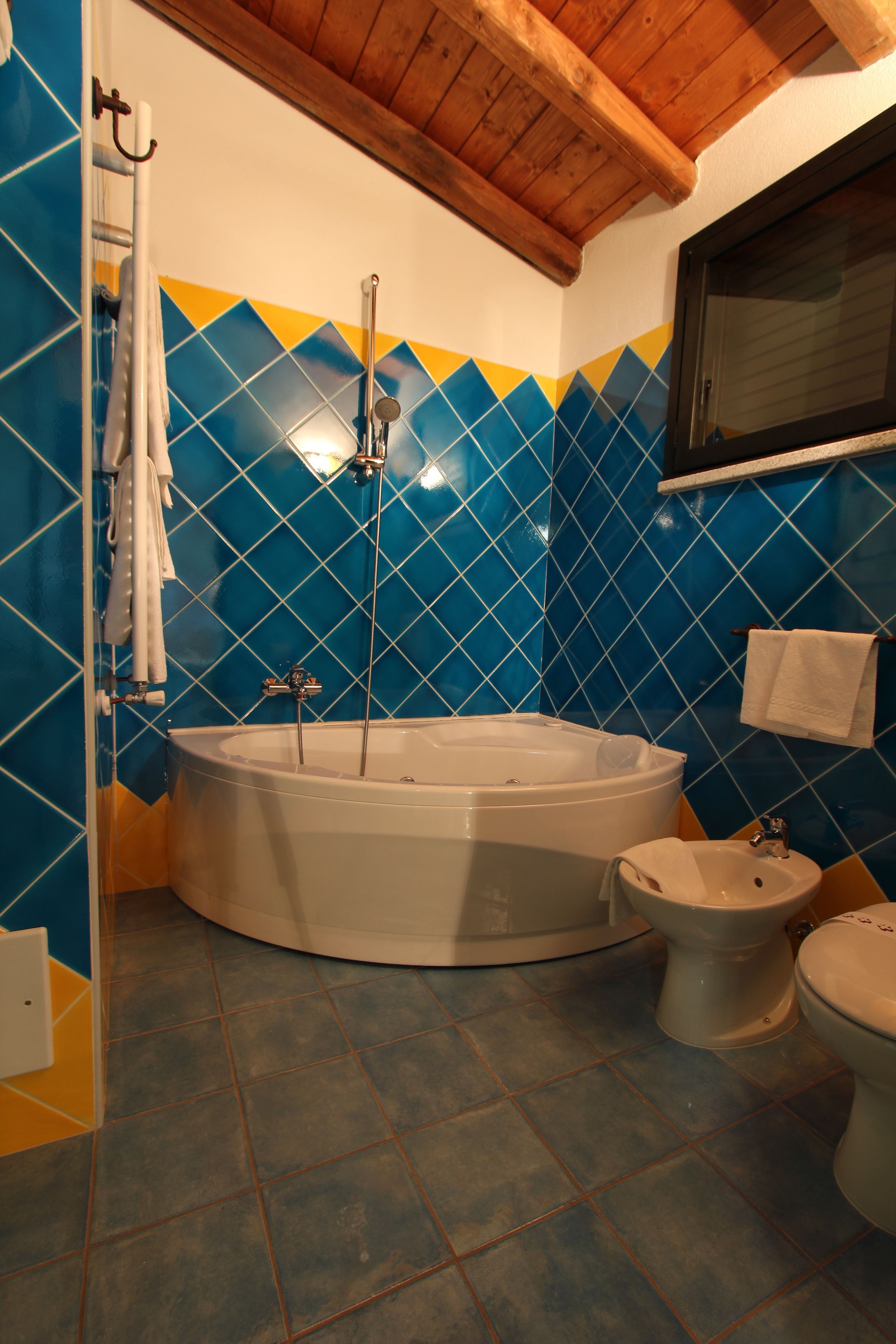 superior double room, terrace, hill view (jacuzzi) | 1 bedroom, frette italian sheets, premium bedding, down duvets