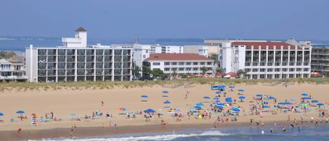 Accommodatie ligt op het strand