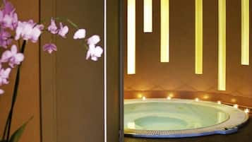 Indoor spa tub