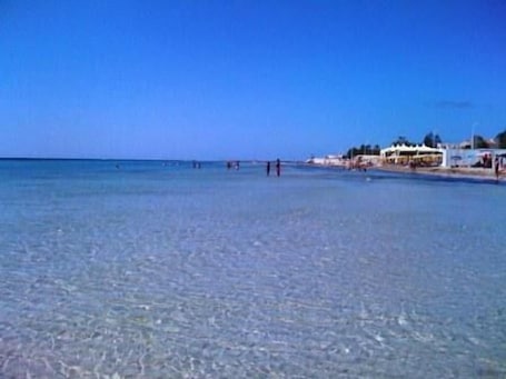 Beach nearby, white sand