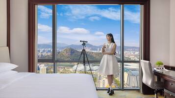 Chambre « Premier », 1 trÚs grand lit, vue colline (Skyline)